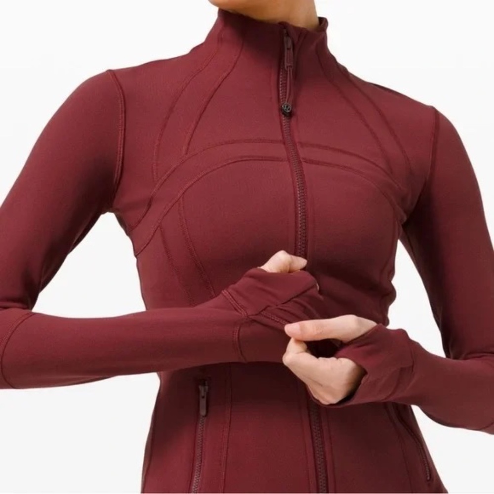 Lululemon Define Jacket Luon Red Merlot, Size 4